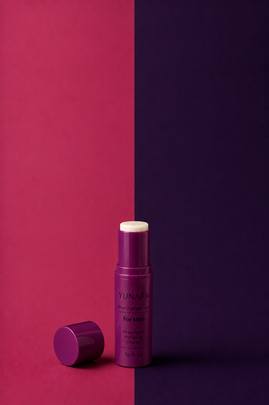 Stick Homme Visage Hydratant Sans Miroir • K-Beauty • 10 secondes