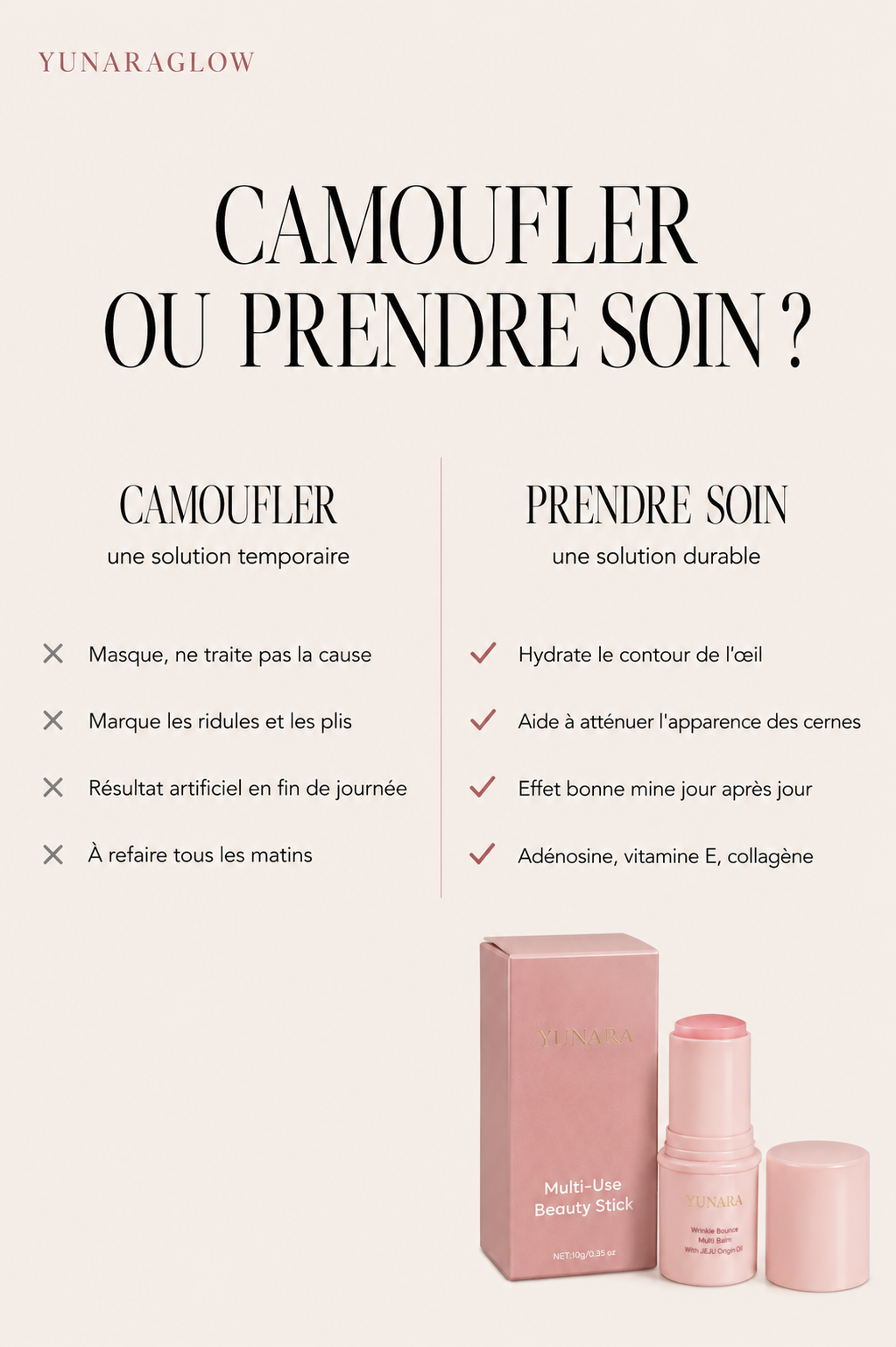 Stick Cernes & Bonne Mine — Le soin qui ne cache rien